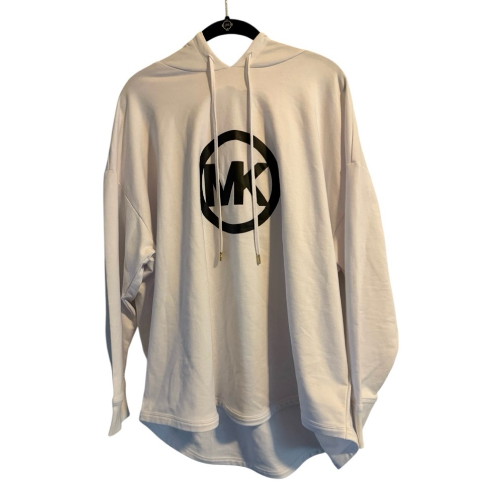 Michael Kors White Pullover Hoodie, Size 1X, NWT